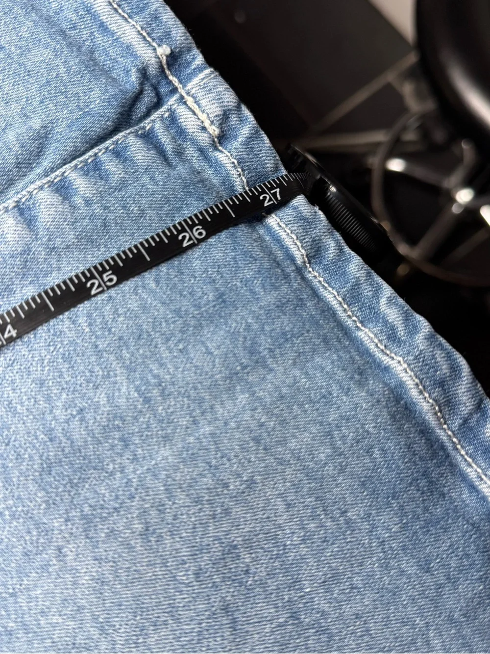 Good American Light Blue Wide Leg Jeans